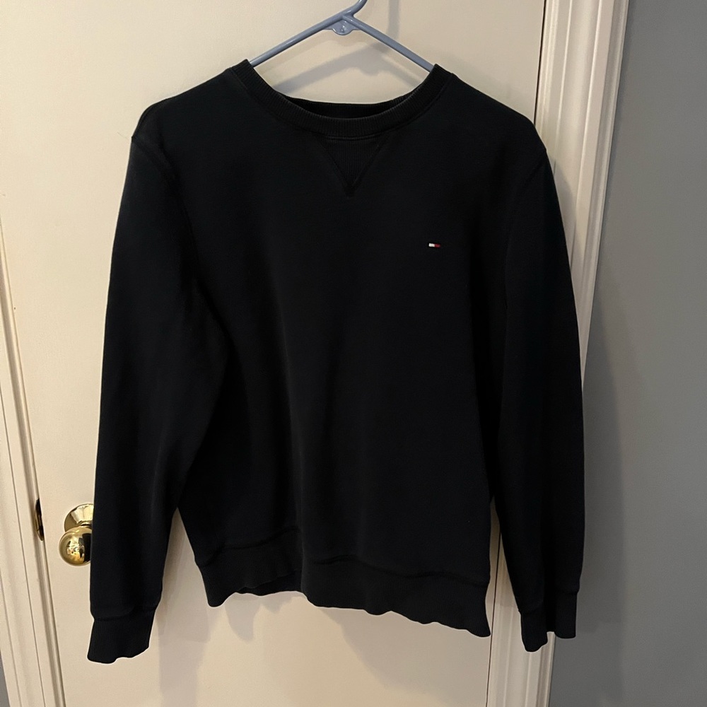 Navy blue Tommy Hilfiger crew neck (OVER 50% OFF)